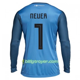 Billige Fotballdrakter Tyskland Neuer 1 Keeper VM 2018 Hjemmedraktsett Langermet